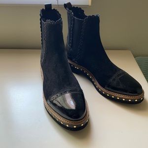 Free people black booties